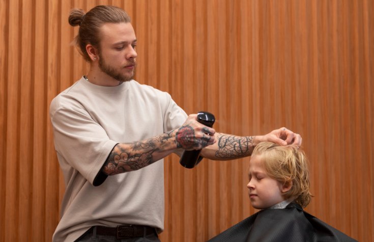 Dealing With Kids Who Pull or Move During Haircuts